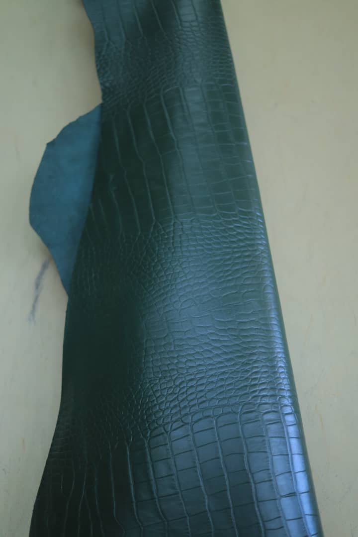 Crocodile Skin Leather – Genuine Leather Material for Craftsmanship & Luxury